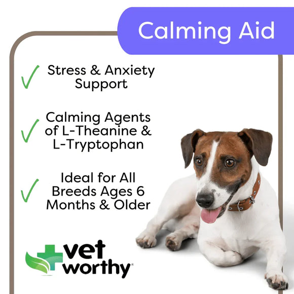 Vet Worthy Calming Soft Chews for Dogs (45 ct) - Dog & Cat Calming & Anxiety Supplements 2