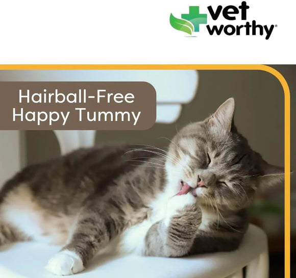Vet Worthy Hairball Paw Gel for Cats 5-oz - Cat Laxatives & Hairball Treatments 4