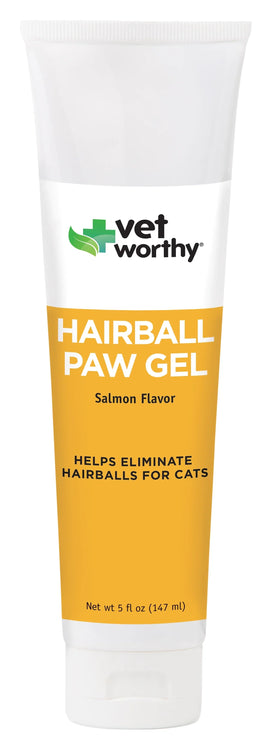 Vet Worthy Hairball Paw Gel for Cats 5-oz - Cat Laxatives & Hairball Treatments 1