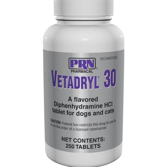Vetadryl® Tablets for Dogs & Cats (250ct)