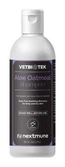 VetBiotek Aloe & Oatmeal Soothing Soap-Free Shampoo For Pets - 16-oz - Pet Shampoo & Conditioner 1