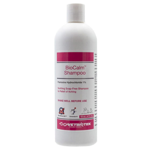 VetBioTek BioCalm Anti-Itch Shampoo For Pets - 16 -oz - Pet Shampoo & Conditioner 1