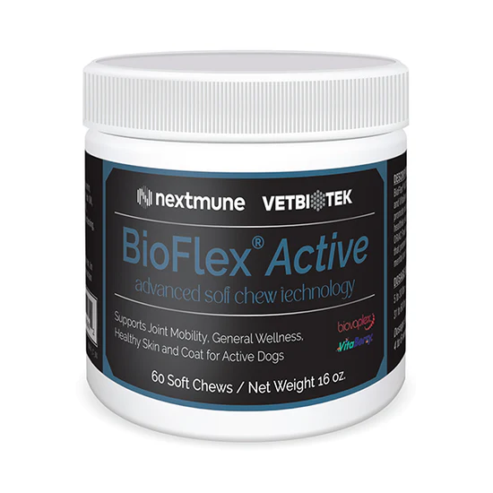 VetBiotek BioFlex Active Joint & General Wellness Support for Dogs - 60 Soft Chews - Dog Hip & Joint Supplements 1
