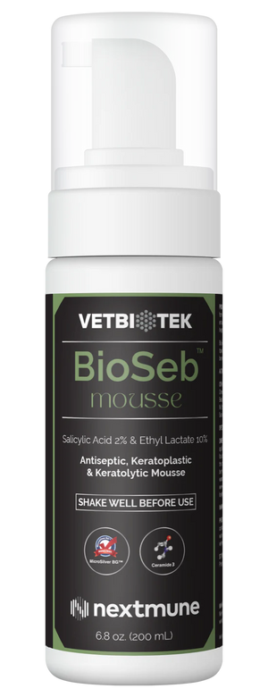 VetBiotek BioSeb Antiseptic Mousse For Dogs & Cats (200 ml) - Pet Health Care & Wellness 1
