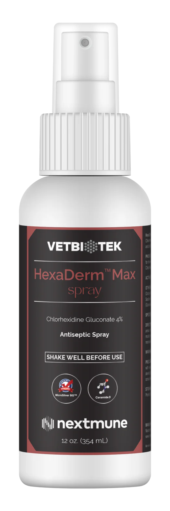 VetBiotek HexaDerm Max Antiseptic Spray For Dogs & Cats (12 oz) - Pet Health Care & Wellness 1