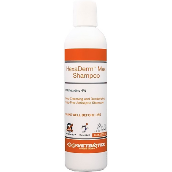 VetBiotek HexaDerm Max Soap-Free Antiseptic Shampoo For Pets - Pet Shampoo & Conditioner 1
