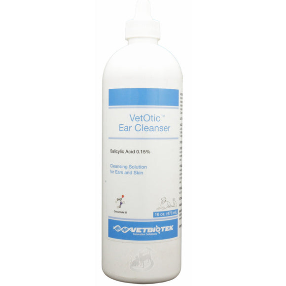 VetBioTek VetOtic Ear Cleansing Solution For Pets - 16-oz - Dog & Cat Ear Care 2