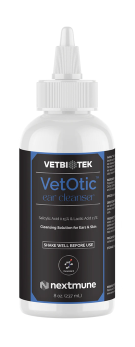 VetBioTek VetOtic Ear Cleansing Solution For Pets - 8-oz - Dog & Cat Ear Care 1