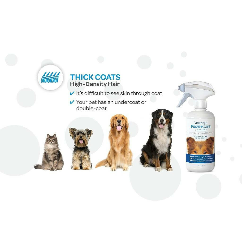 Vetericyn FoamCare Shampoo & Conditioner for Dogs with