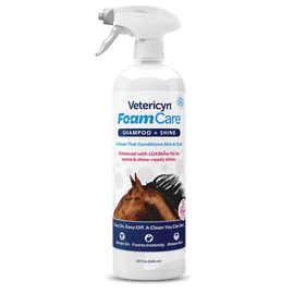Vetericyn FoamCare Shampoo for Horses (32 oz) - Horse Health & Wellness 1