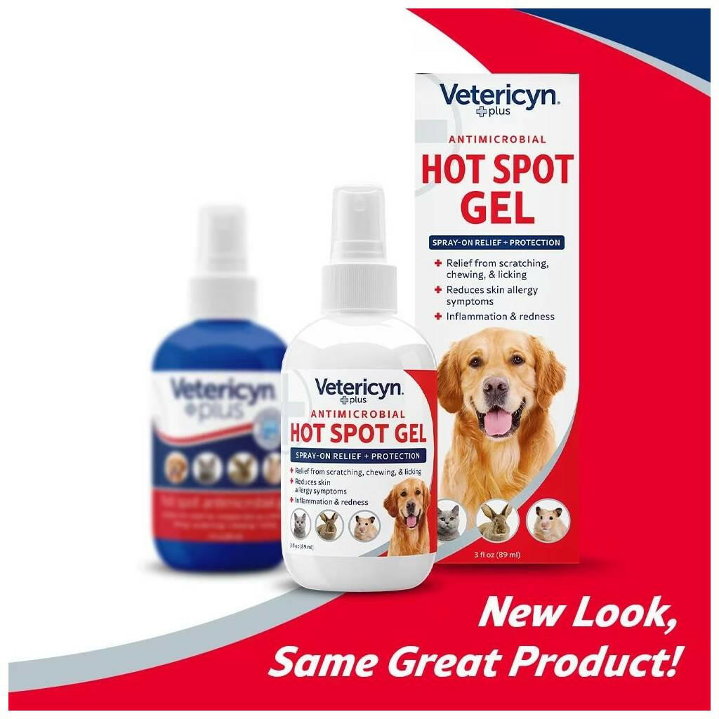 Vetericyn Plus Antimicrobial Hot Spot Spray For Dogs & Cats
