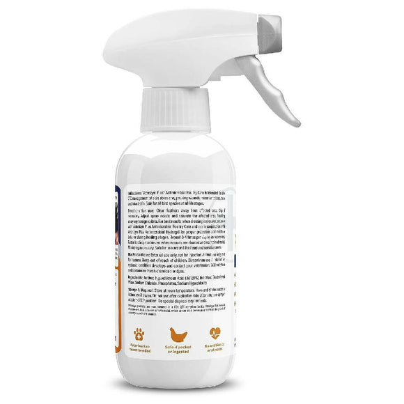 backside of vetericyn antimicrobial spray