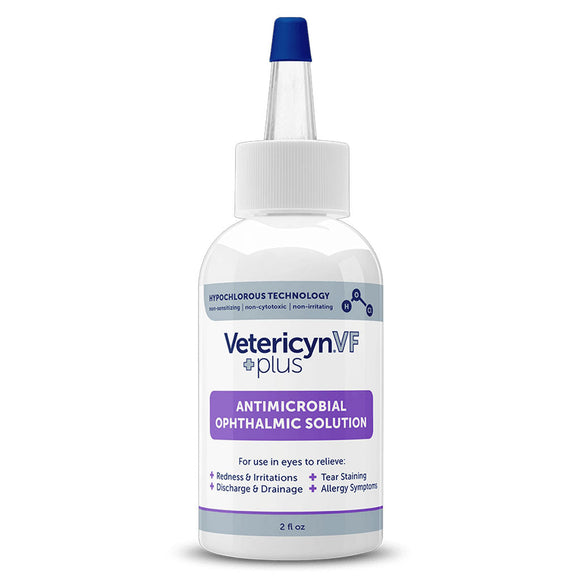 Vetericyn VF Plus Antimicrobial Ophthalmic Solution For Dogs & Cats (2 oz) - Dog Eye Care 1