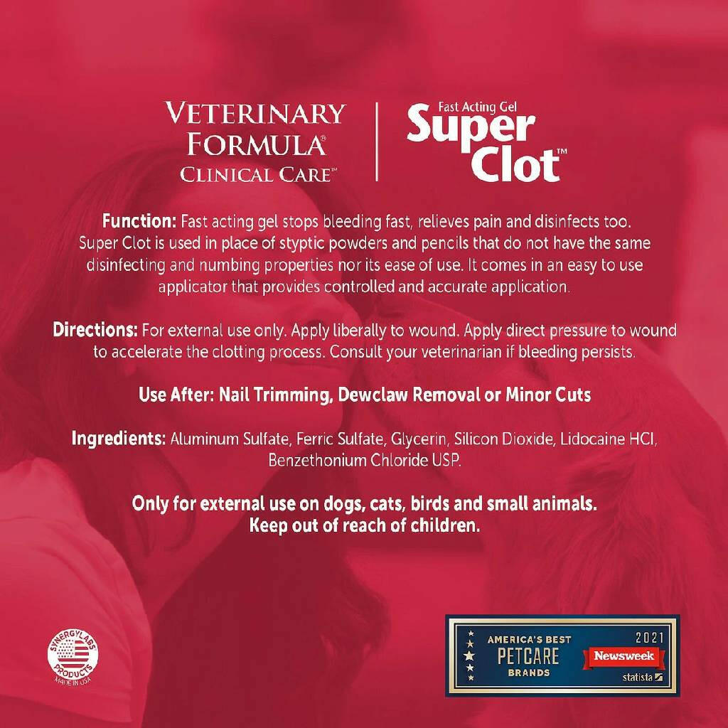 Veterinary Formula Clinical Care Fast Acting Super Clot Gel