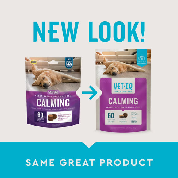 VetIQ Calming Soft Chew Supplement for Dogs (60 soft chews) - Dog Calming & Anxiety Supplements 2