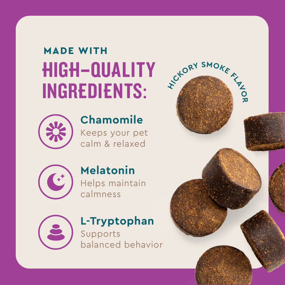 VetIQ Calming Soft Chew Supplement for Dogs (60 soft chews) - Dog Calming & Anxiety Supplements 5