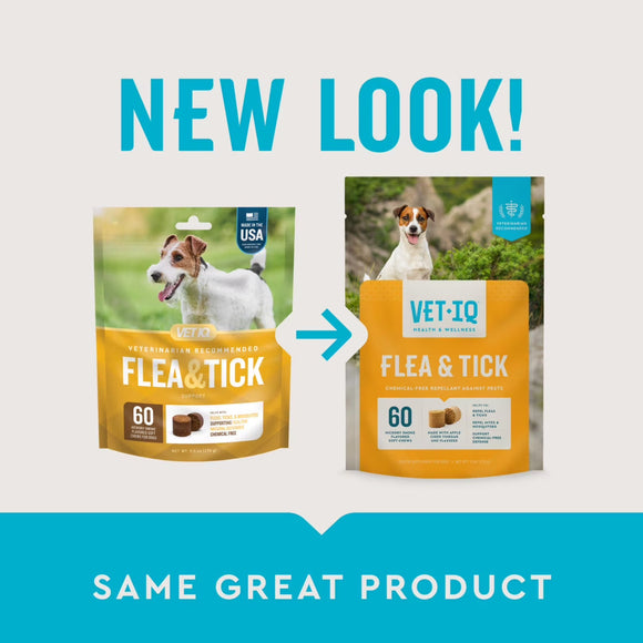 VetIQ Flea & Tick Support for Dogs (60 soft chews) - Dog Flea & Tick 2
