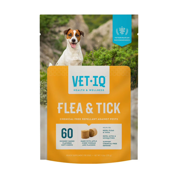 VetIQ Flea & Tick Support for Dogs (60 soft chews) - Dog Flea & Tick 1
