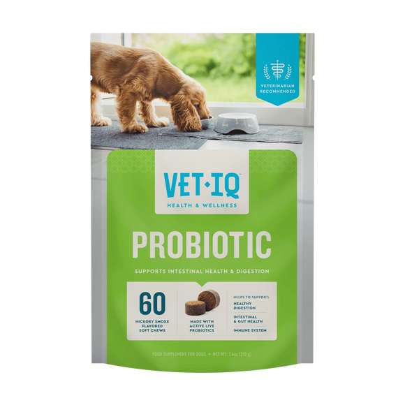 VetIQ Probiotic Soft Chew Supplement for Dogs (60 soft chews) - Probiotic Supplement 3
