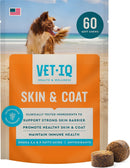 VetIQ Skin & Coat Soft Chew Supplement for Dogs (60 soft chews) - Dog Skin & Coat Supplements 1