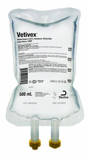 Vetivex Sodium Chloride 0.9% Injection Solution - 500ml - Pet Medicine 3