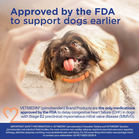 Vetmedin (Pimobendan) Chewable Tablets for Dogs 2.5mg - Pet Medicine 3
