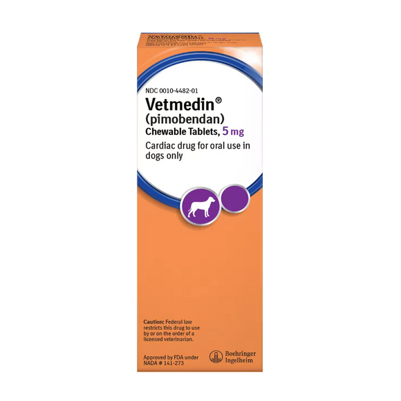 Vetmedin (Pimobendan) Chewable Tablets for Dogs 5mg - 100 Tablets - Pet Medicine 10