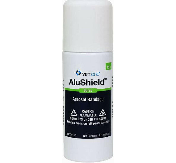 VetOne AluShield Aerosol Bandage Spray (75gm) - Wound Care 1