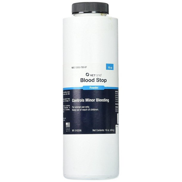 VetOne Blood Stop Powder (16 oz) - Wound Care 1