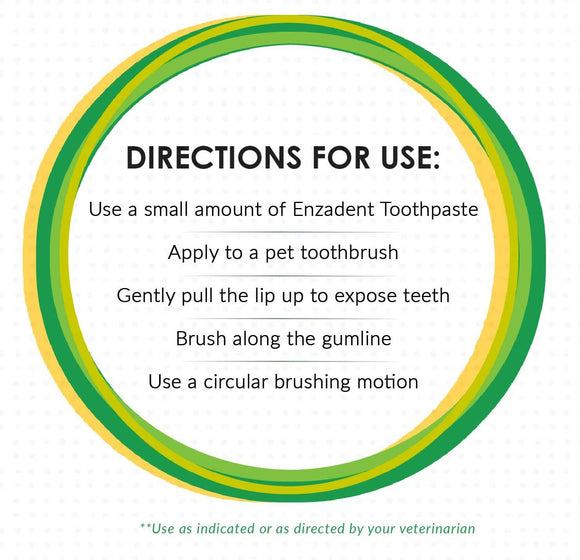Enzadent Enzymatic Poultry-Flavored Toothpaste for Dogs & Cats (90g tube)