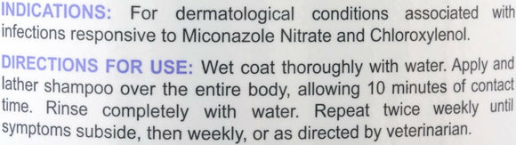 Sebozole Medicated Shampoo for Dogs, Cats & Horses