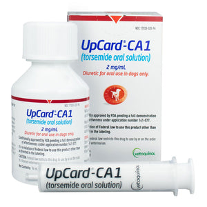 Vetoquinol USA - UpCard CA1 (toresemide) Oral Solution for Dogs - Pet Medicine 1