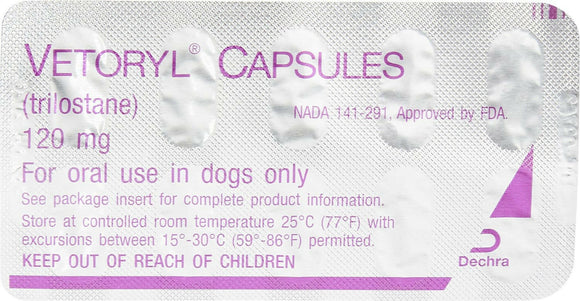 Vetoryl for Dogs, 120mg (30 capsules)