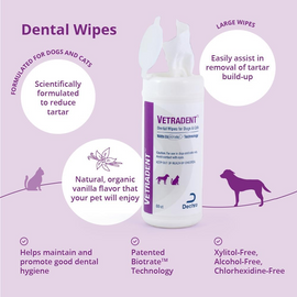 VETRADENT Dental Wipes (60 ct) - Dog Dental Care 2