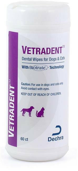 VETRADENT Dental Wipes (60 ct) - Dog Dental Care 1