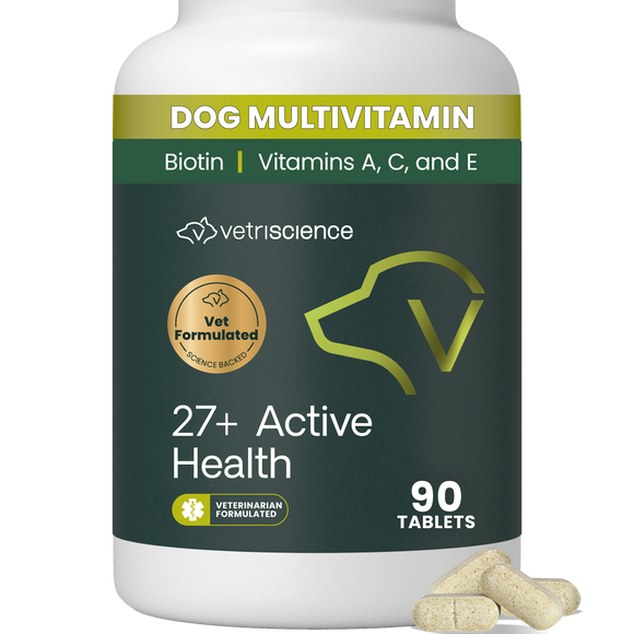 VetriScience Canine Plus Chewable Tablets Multivitamin for Dogs (90 tabs) - Dog Supplements & Vitamins 1