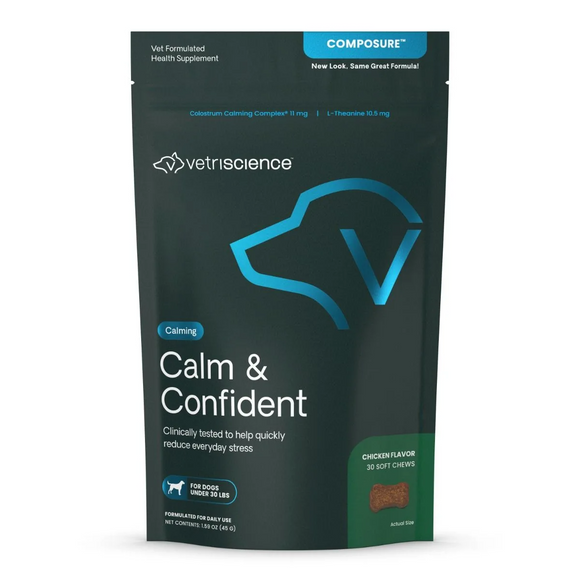 VetriScience Composure Chicken Liver Flavored Chews for Small Dogs (30ct) - Dog Supplements & Vitamins 3