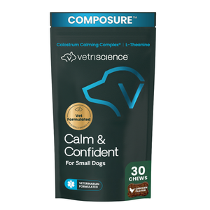 VetriScience Composure Chicken Liver Flavored Chews for Small Dogs (30ct) - Dog Supplements & Vitamins 1
