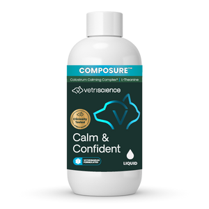 VetriScience Composure Liquid Calming Supplement for Cats & Dogs (8 oz) - Dog Supplements & Vitamins 1