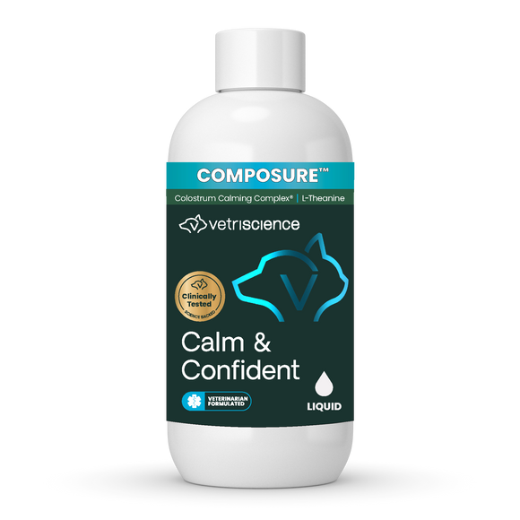 VetriScience Composure Liquid Calming Supplement for Cats & Dogs (8 oz) - Dog Supplements & Vitamins 1