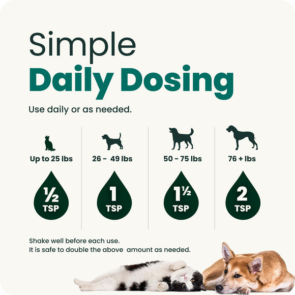 VetriScience Composure Liquid Calming Supplement for Cats & Dogs (8 oz) - Dog Supplements & Vitamins 6