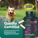 VetriScience Extra Strength Gut Health Vetri Mega Probiotic Capsules for Dogs & Cats - Dog Supplements & Vitamins 12