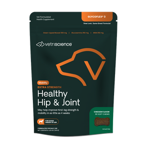 VetriScience GlycoFlex Stage 3 Joint Supplement for Dogs (60 bite sized chews) - Dog Joint & Hip Supplements 3