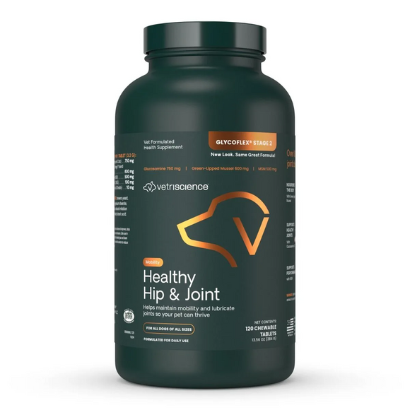 VetriScience GlycoFlex 2 Joint Supplement for Dogs (120 chewable tablets) - Dog Supplements & Vitamins 3
