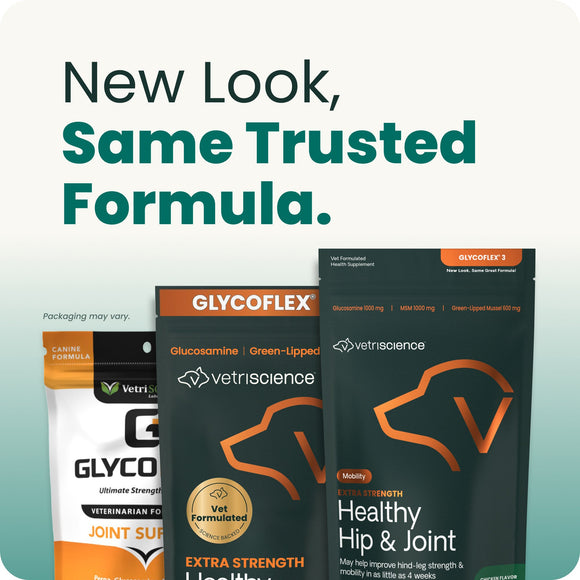 VetriScience GlycoFlex 3 Extra Strength Healthy Hip & Joint Chews for Dogs Chicken Flavor (120 Soft Chews) - Dog