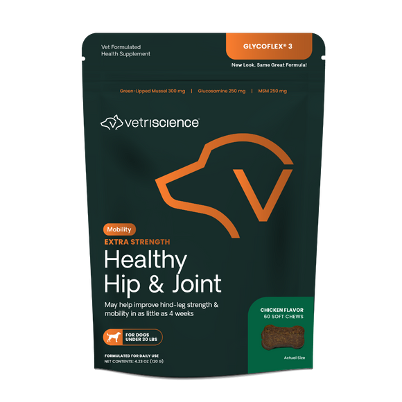 VetriScience GlycoFlex 3 Joint Supplement for Small Dogs (60 soft chews) - Dog Supplements & Vitamins 3