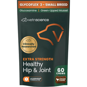 VetriScience GlycoFlex 3 Joint Supplement for Small Dogs (60 soft chews) - Dog Supplements & Vitamins 1