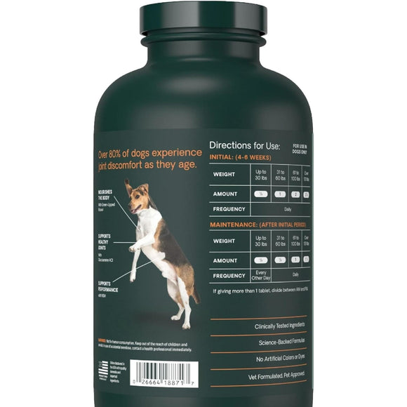 VetriScience GlycoFlex Stage 3 Joint Supplement for Dogs (120 chewable tablets) - Dog Supplements & Vitamins 3