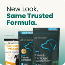 VetriScience Golden Years Calm & Confident Behavior Chew Supplement for Senior Dogs (60 chews) - Dog Supplements &