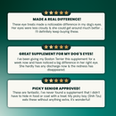 VetriScience Golden Years Clear and Bright Eye Health for Senior Dogs (60 soft chews) - Dog Supplements & Vitamins 7